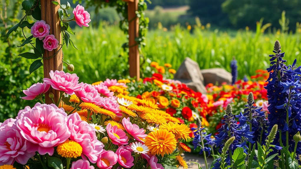 How to Build a Colorful Flower Garden Without the Fuss