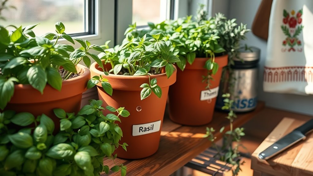 I Grew a Herb Garden in My Kitchen With Just a Few Pots